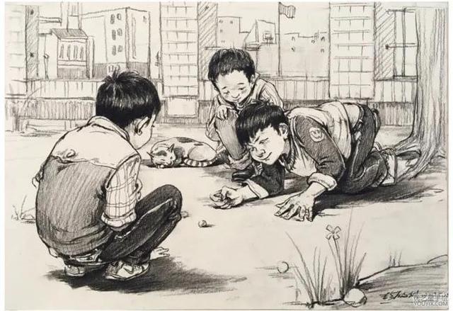 三颗大弹珠的玩法，童年记事——打弹珠