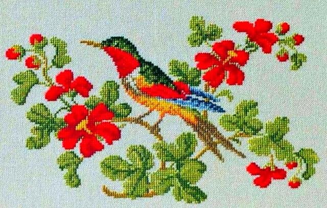 在家加工十字绣，在家加工十字绣赚钱吗（这些漂亮的十字绣都是她缝制的）