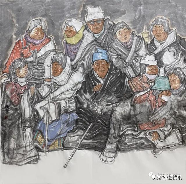 国画大写意人物画欣赏，写意人物画 ， 巫卫东