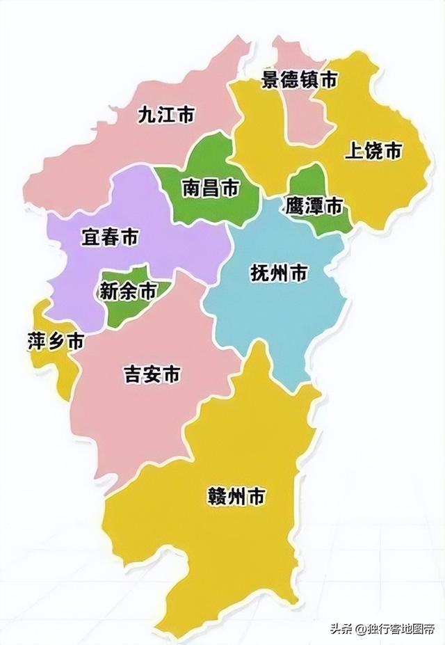 江西省土地面积，陕西vs江西gdp（江西省只有11个地级市）