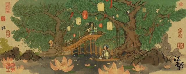 电脑原始桌面壁纸，电脑桌面怎么恢复原始壁纸（趣味古风电脑桌面分区壁纸）
