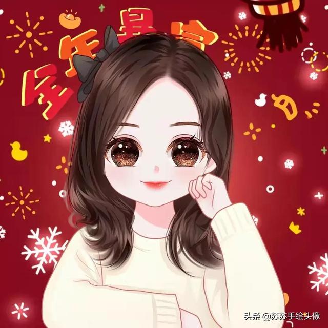 超火财神图，最全的财神图（红红火火的卡通头像）