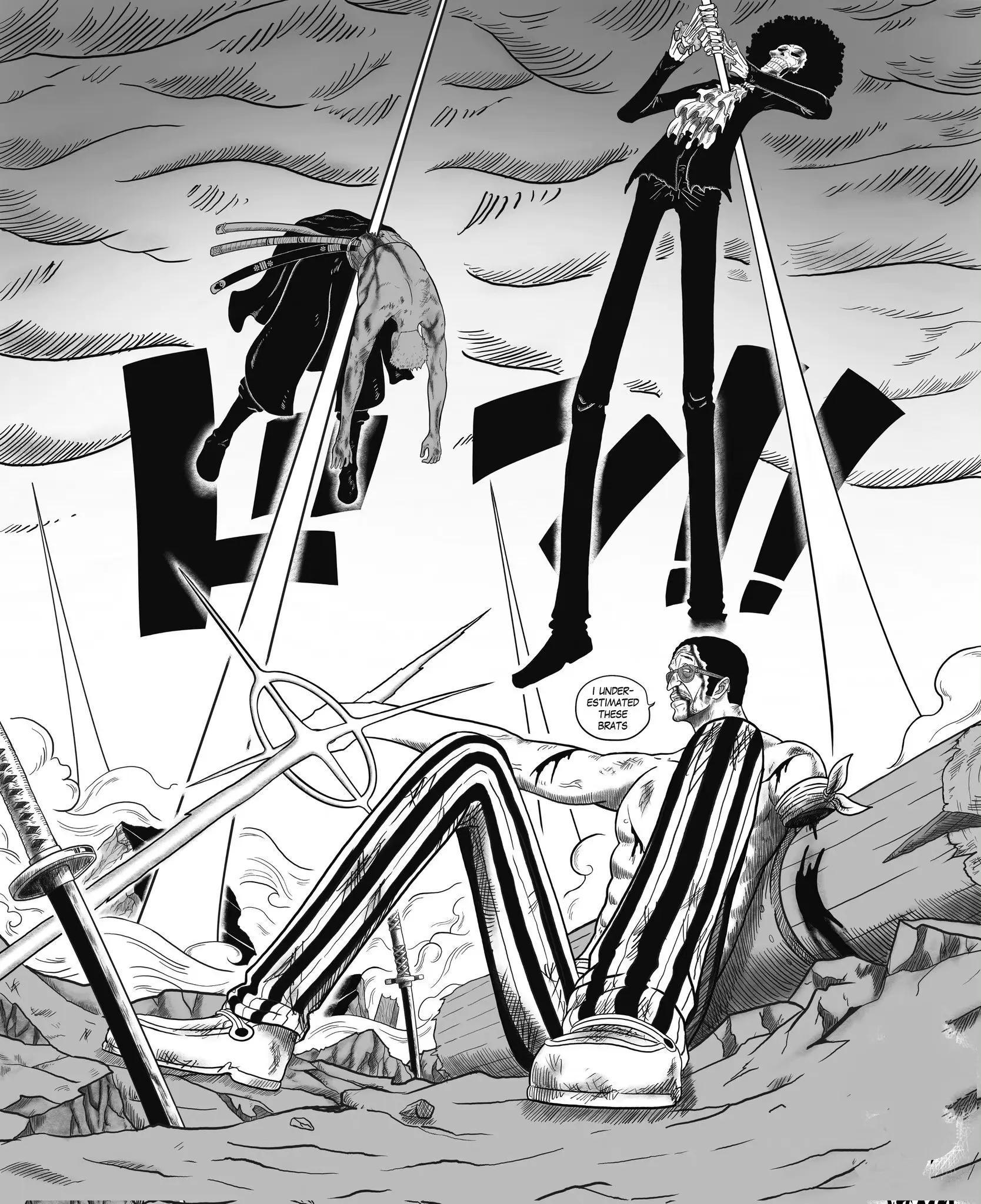 海贼王1072话情报:卡普断臂横扫黑胡子全员,黄猿重伤击败索隆