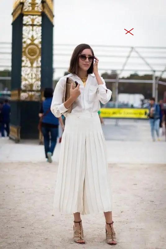 女生裙装穿搭，女生裙装穿搭图（4条半裙、15套穿搭）