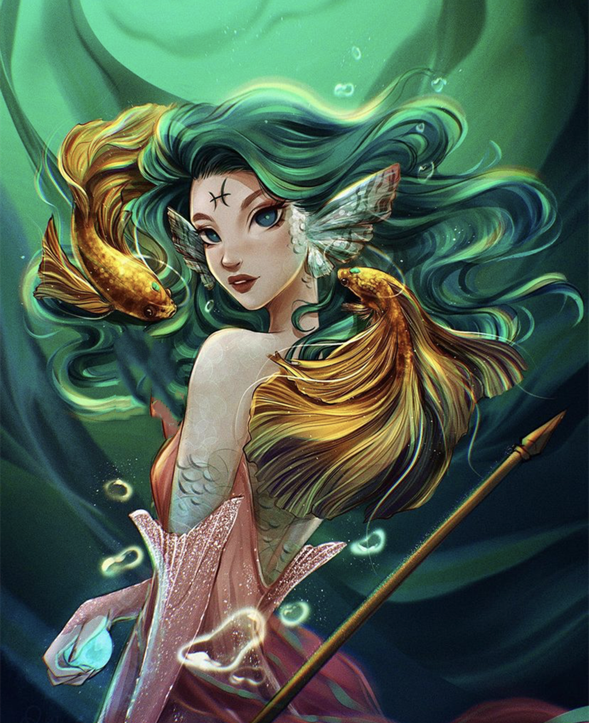 十二星座美人鱼图片,十二星座的女神篇-星座-荣耀易学