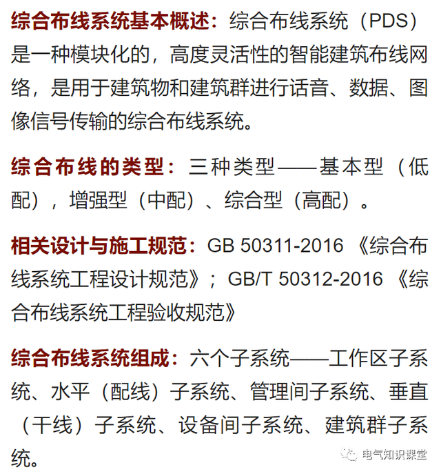 什么是综合布线系统，综合布线系统的结构及设计原则（综合布线系统的组成及类型）