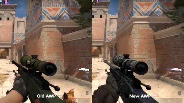 csgo经典地图dust2，GO中的“大狙”AWP遭到了史诗级削弱