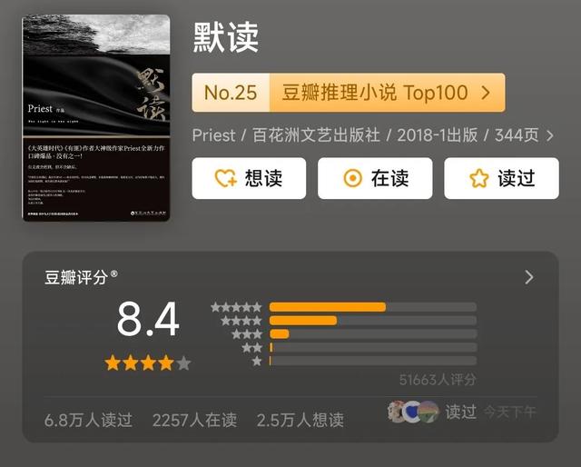 小说排行榜2016前十名，2020十大网络小说（晋江大神Priest经典作品合集）