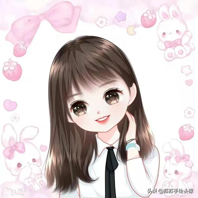 柊呆萌动漫小朋友女生头像微信，软锦：“花丸幼稚园”柊呆萌动漫小朋友女生头像（呆萌可爱的女生卡通头像）