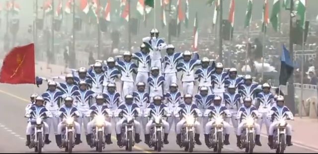 马戏团动物表演，马戏团表演有哪些节目（印度雾霾阅兵又成快乐源泉）