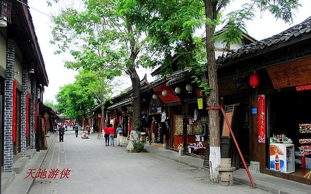 阆中古城景点地图高清版大图，初识中国风水宝地阆中古城