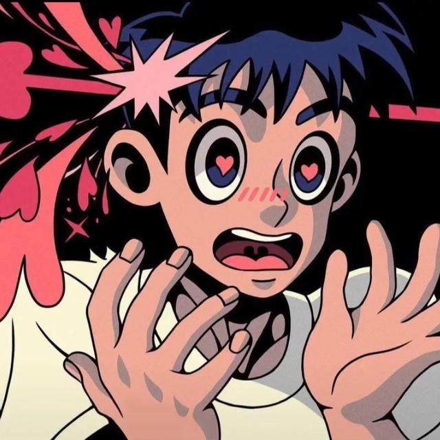 情头漫画 情侣，情侣头像丨一对两张漫画情头微信（插画风漫画风情侣头像）