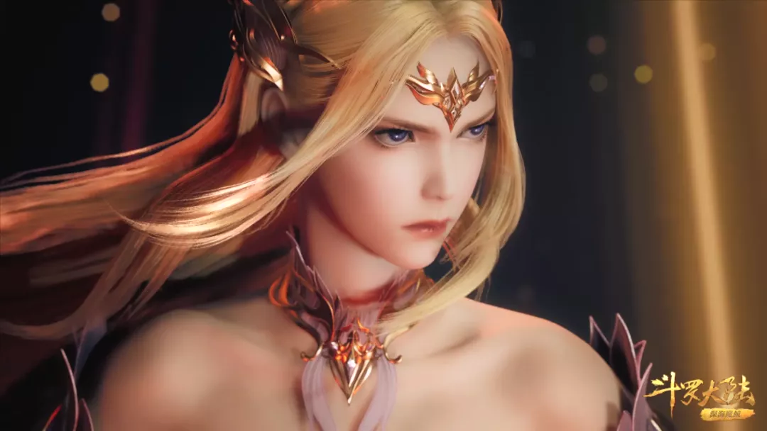 千仞雪下跪长裙开叉到臀部