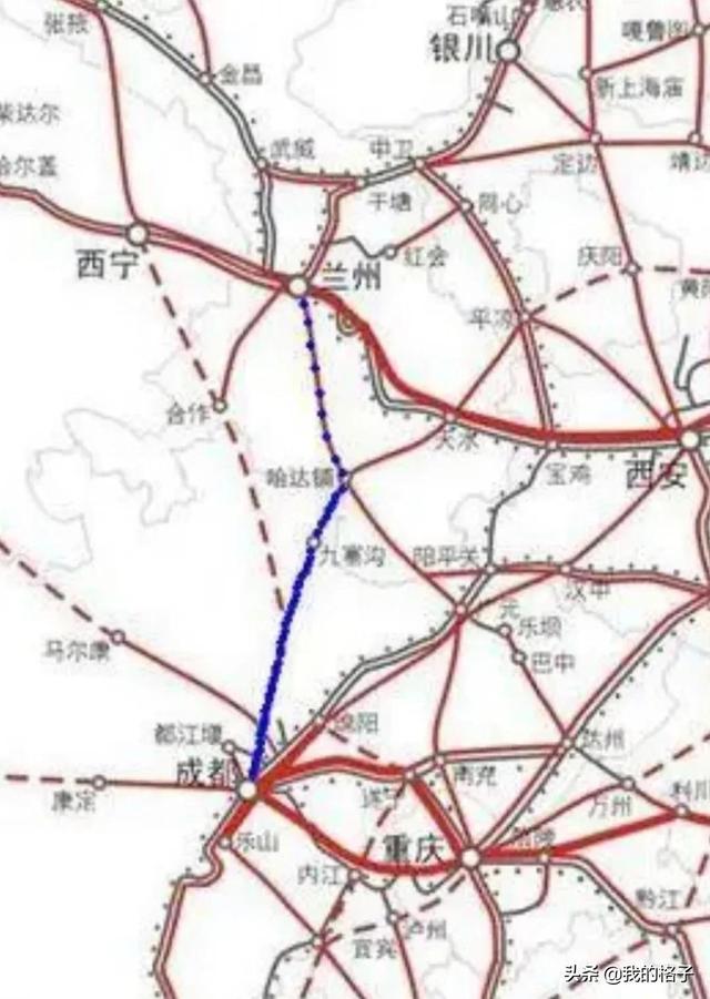 成兰铁路线路图，四川成达铁路图（<西宁>至成都铁路最新消息）