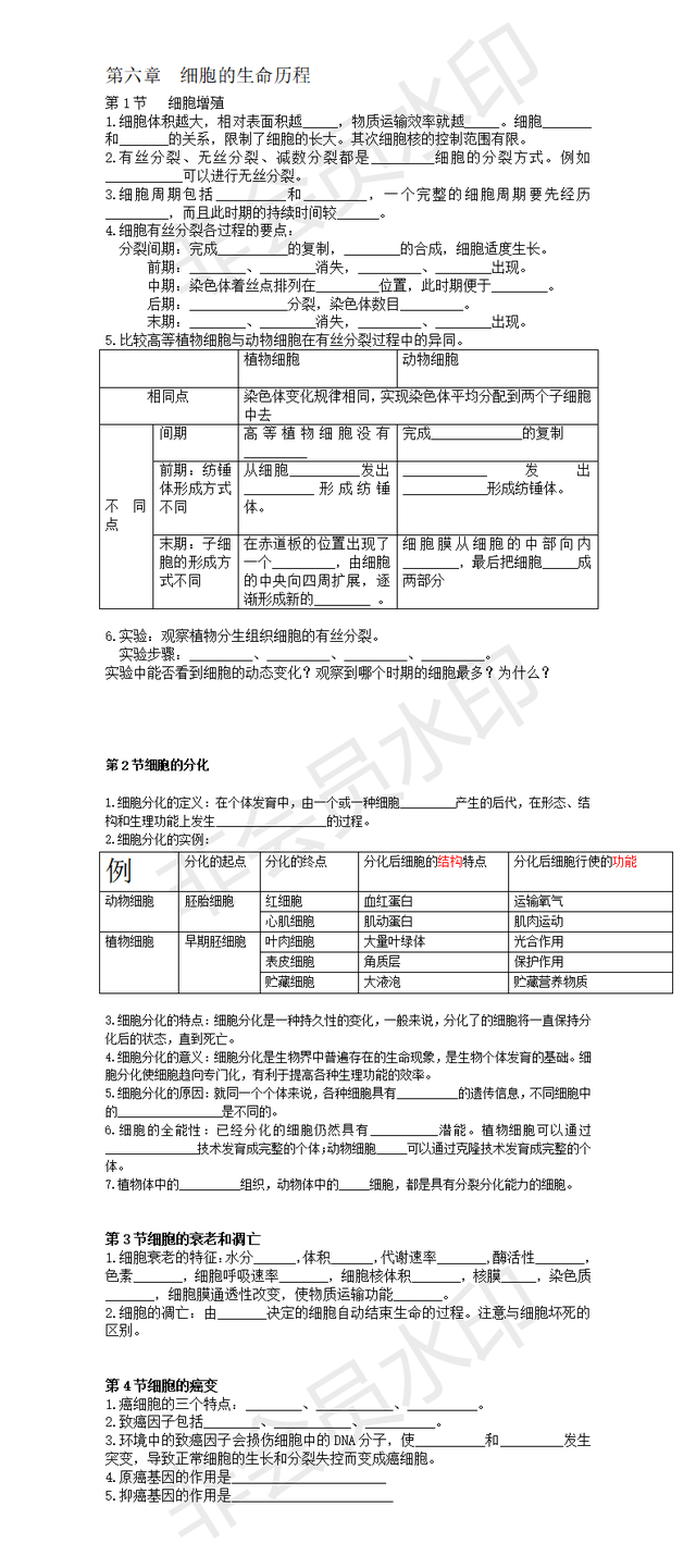 细胞代谢思维导图，代谢需要酶和atp的思维导图（带你学高中生物）