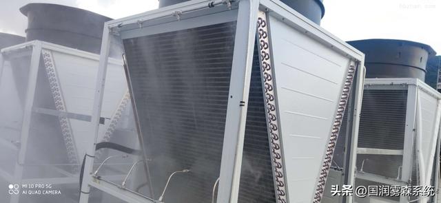 自制降温小空调，夏天没有空调怎么降温（空调外机安装喷雾降温系统）