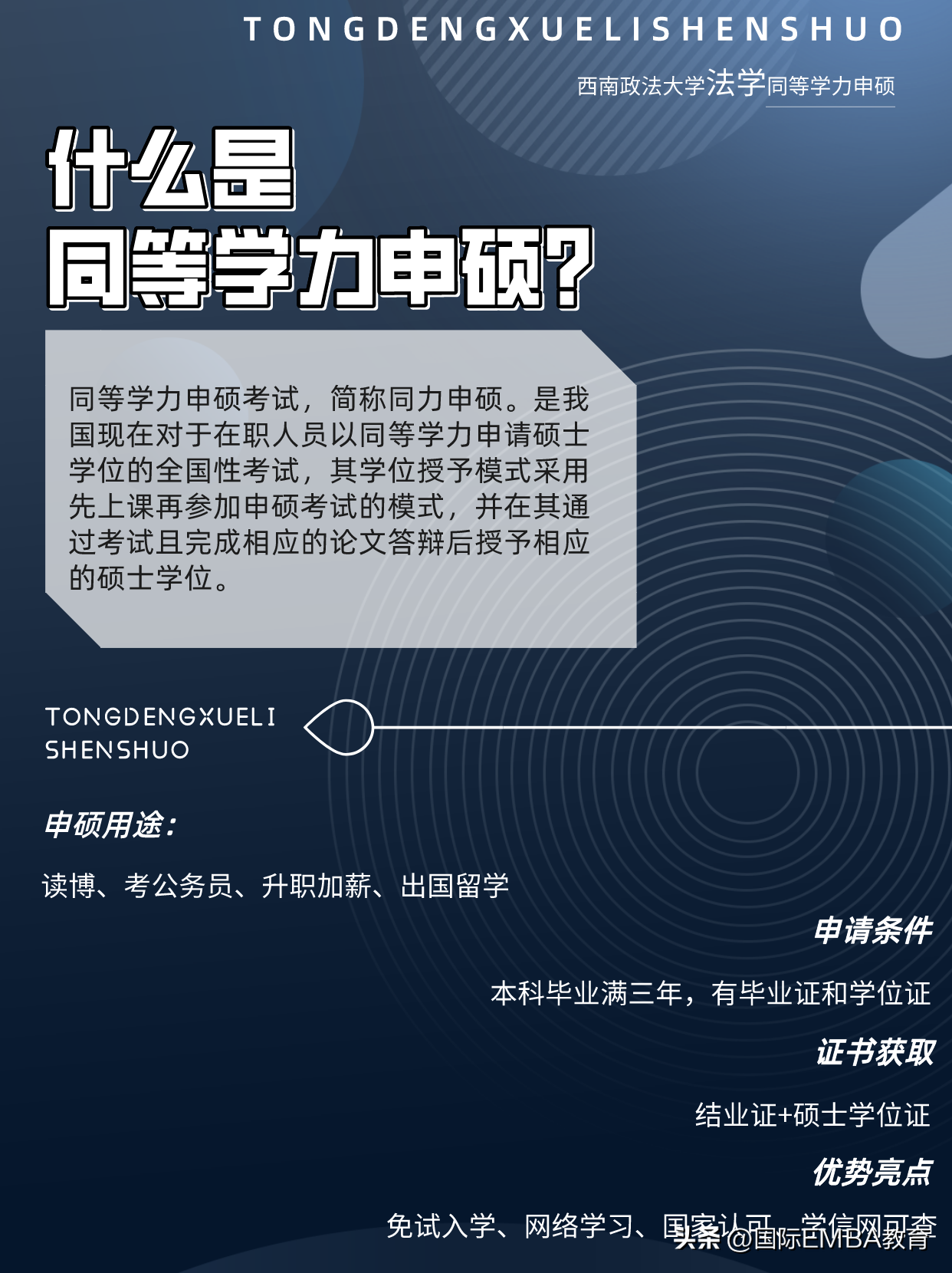 中国政法大学法律硕士报录比（西南政法大学同等学力申硕答疑）