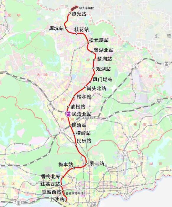 深圳地铁五期规划，深圳地铁5期规划第三次公示时间（它被称为深圳地铁中轴线）