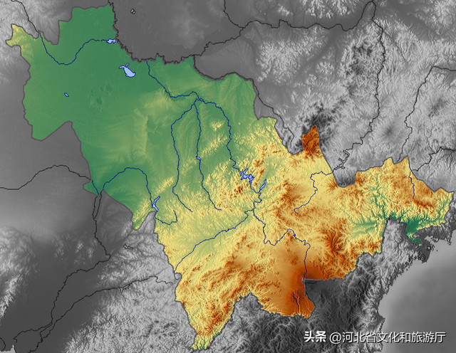东北地图高清版大图，东三省地图（中国34省区市三维地形图来了）