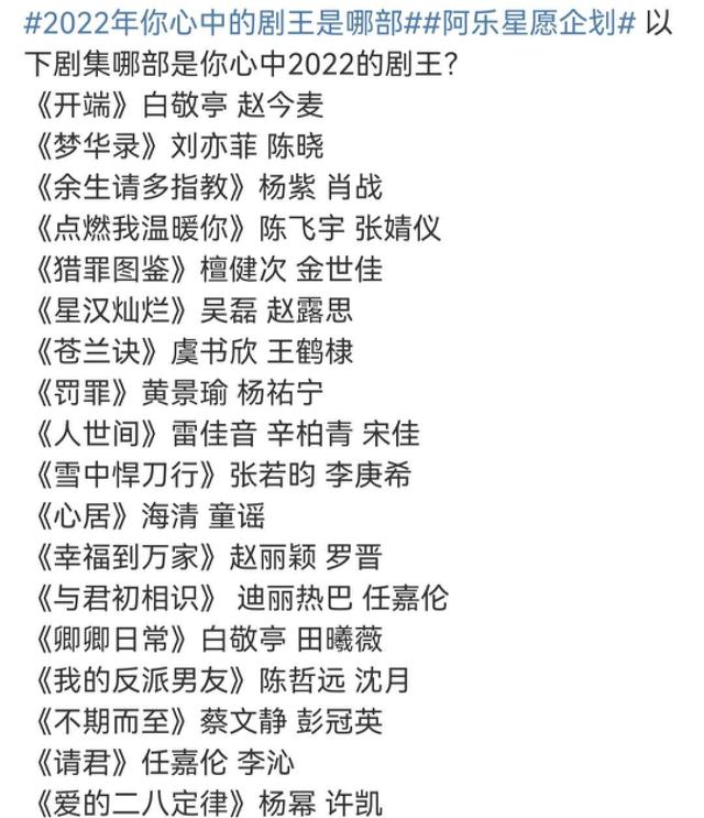 好看的电视剧推荐几部前十名，好看的电视剧排行榜前十名（2022年十大好剧）