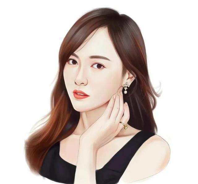明星图片女生头像，明星真人头像微信（10幅手绘明星同款写实风头像送给你）
