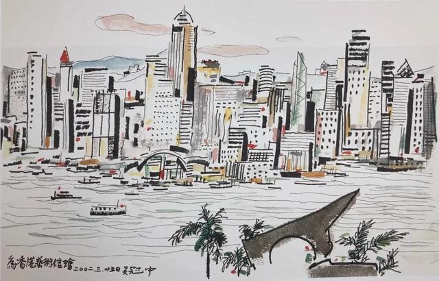 吴冠中作品，吴冠中作品长江三峡赏析（吴冠中笔下的中国香港）