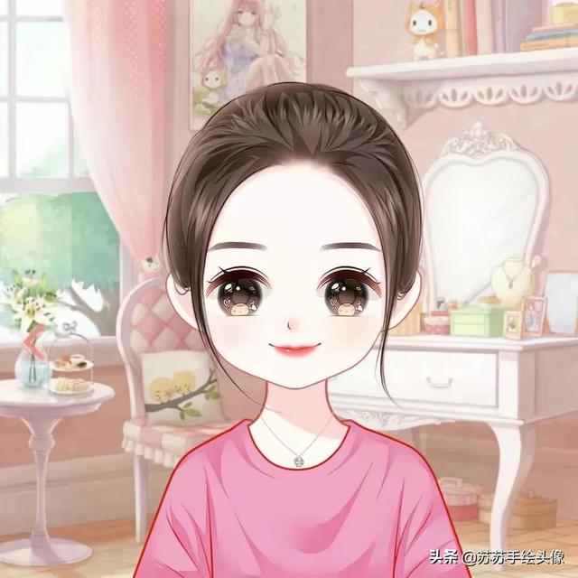 女生微信头像卡通，卡通微信女生头像（卡通可爱的女生头像）