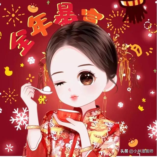 可爱哥妹头像，哥妹头像一组可爱真人（可爱又有趣的卡通全家福微信头像图片）