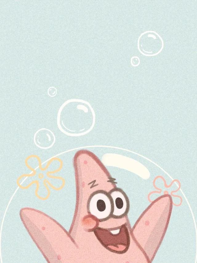 派大星和海绵宝宝情侣头像，海绵宝宝与派大星情头微信（海绵宝宝派大星图情侣壁纸）
