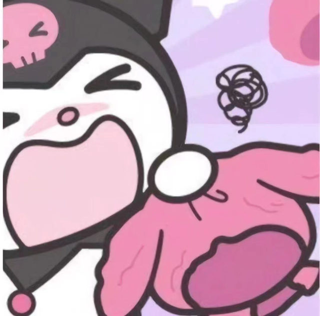 库洛米情侣头像，库洛米情头微信（库洛米巴库：三丽鸥情头）