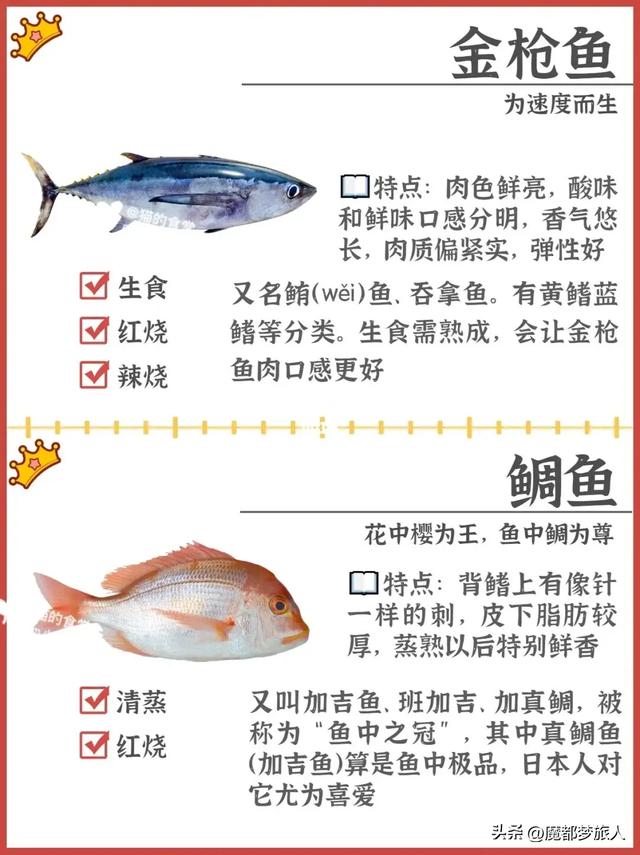 常见的海鱼120种，科普下常见海鱼品种。