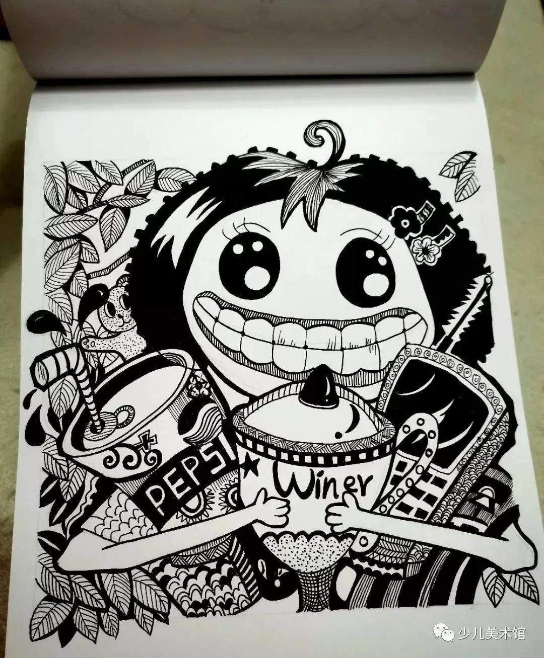 二次元人物简笔画(画动漫人物全身教程)
