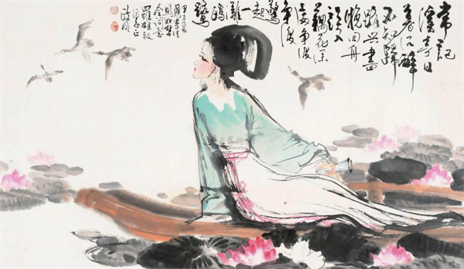 笑语檀郎:今夜纱厨枕簟凉.李清照主动求欢