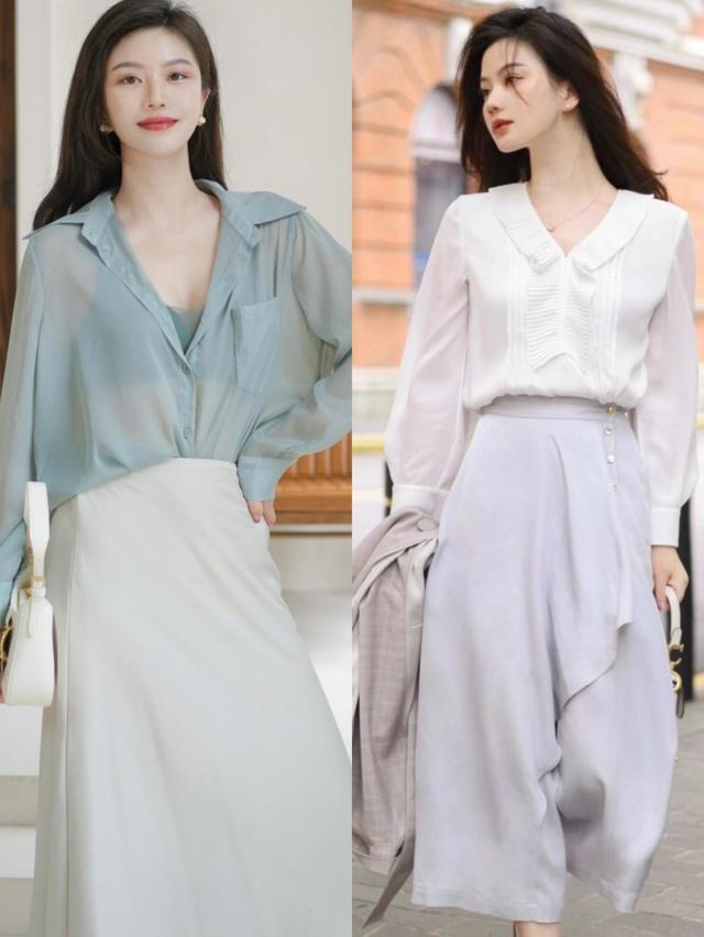 衬衣配什么外套，衬衫外面搭配什么外套（春夏选衬衫“要精不要多”）