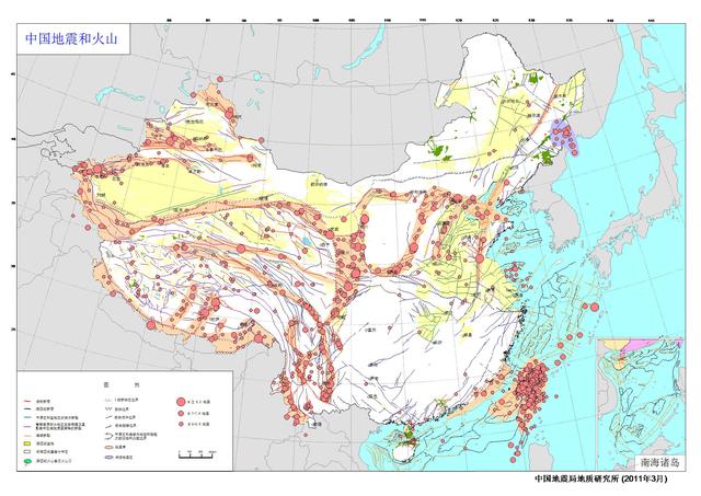 四川地震带分布图，四川处于哪个地震带上（四川泸定5.6级地震,6.8级余震为何持续这么久）