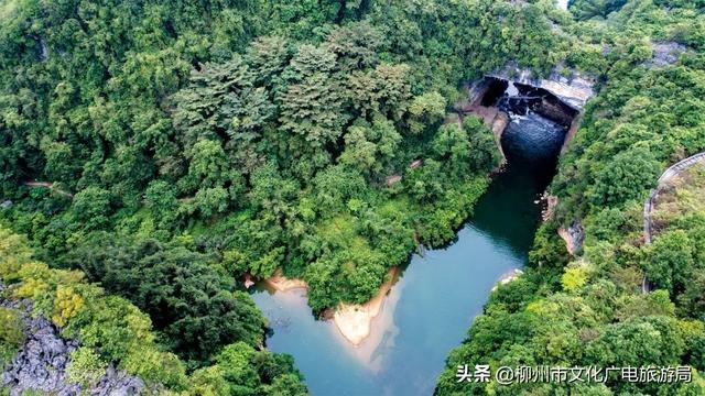 鹿寨县中渡古镇有哪些景点，鹿寨国家地质公园，天造的香桥