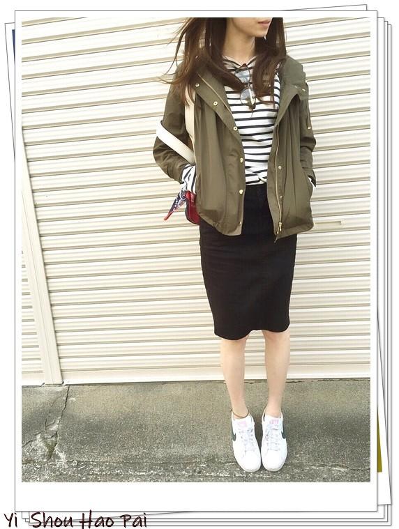 牛仔半身裙搭配什么上衣好看，牛仔半身裙搭配什么上衣好看春季（牛仔半身裙的春季搭配28例）