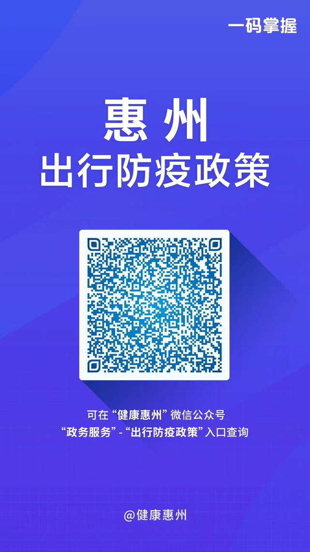 惠州现在是不是不让进,惠州疫情最新消息(三码掌握惠州疫情防控政策