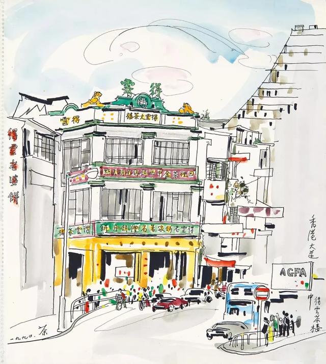 吴冠中作品，吴冠中作品长江三峡赏析（吴冠中笔下的中国香港）