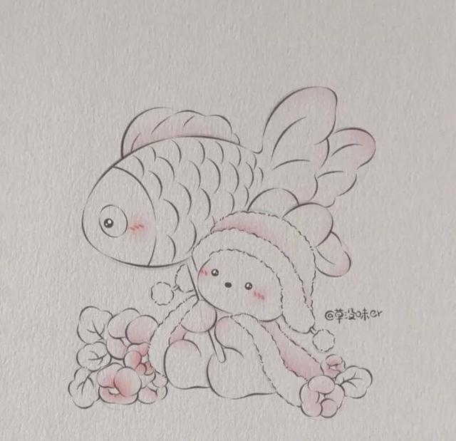 怎样画小兔子简笔画，怎样画小兔子简笔画有颜色（可爱简笔画小兔子）