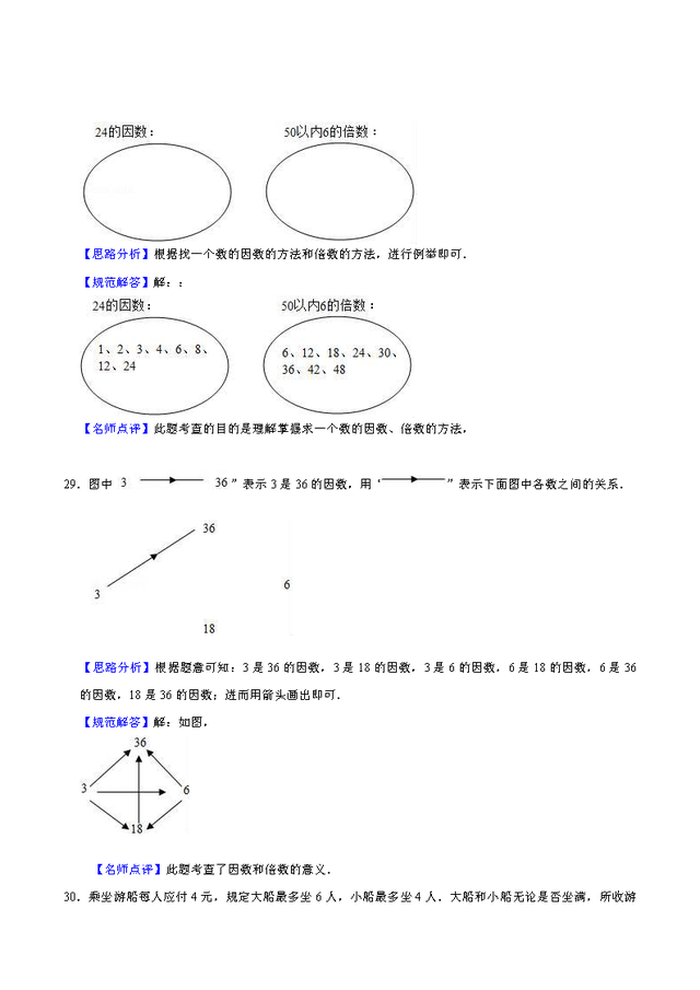 55的因数有哪些，55的因数有哪些数从小到大（五年级数学-倍数和因数知识讲解和题型归纳）