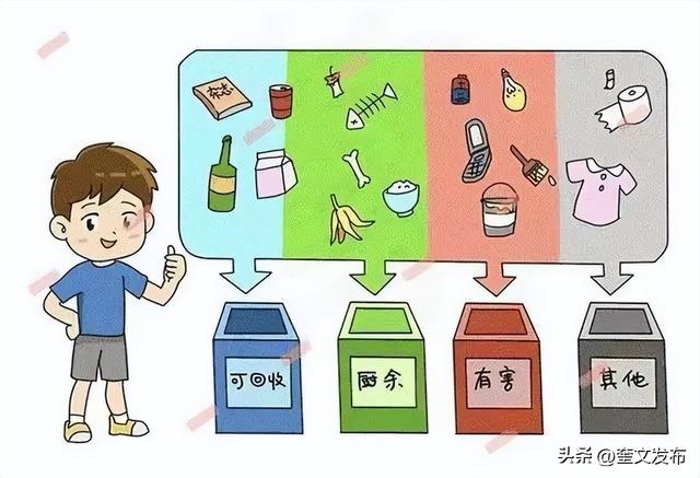 日常生活垃圾可以分为几类，日常生活垃圾分为哪四类（生活知识小百科：垃圾分类）