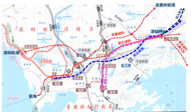 深圳坪山云巴2号线规划，一次迎来2地铁+16个站点