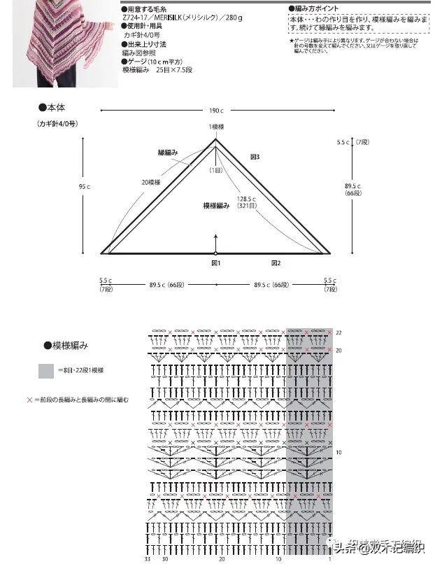三角围巾的系法图解，三角围巾的各种围法（分享一款多彩三角围巾）