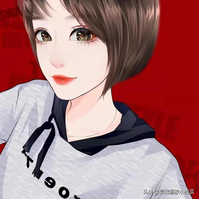 好看的动漫女生头像。，好看的动漫女生头像冷酷霸气（手绘的女生动漫微信头像）