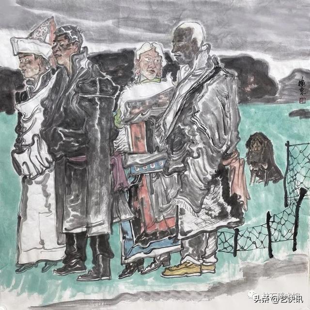 国画大写意人物画欣赏，写意人物画 ， 巫卫东