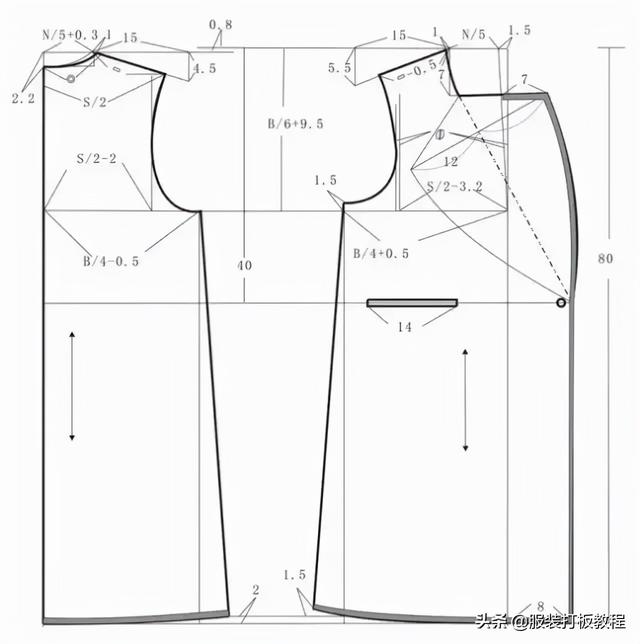 手工纸衣服怎么剪，手工纸衣服怎么剪纸（4款翻领双面羊绒外套纸样分享才智服装技术）