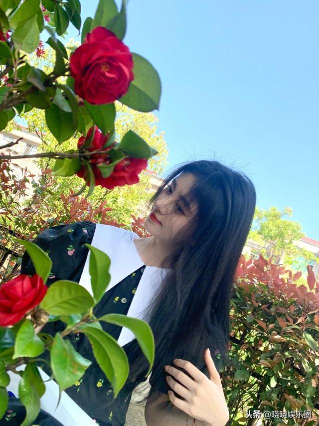 花园里的洋娃娃，妹妹背着洋娃娃歌词（人气美女鞠婧祎晒花园美照）