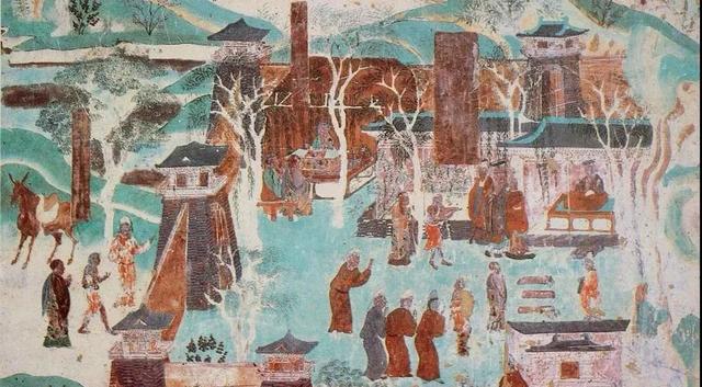 敦煌壁画图片大全，敦煌飞天壁画高清图（敦煌壁画对于中国画坛的影响）