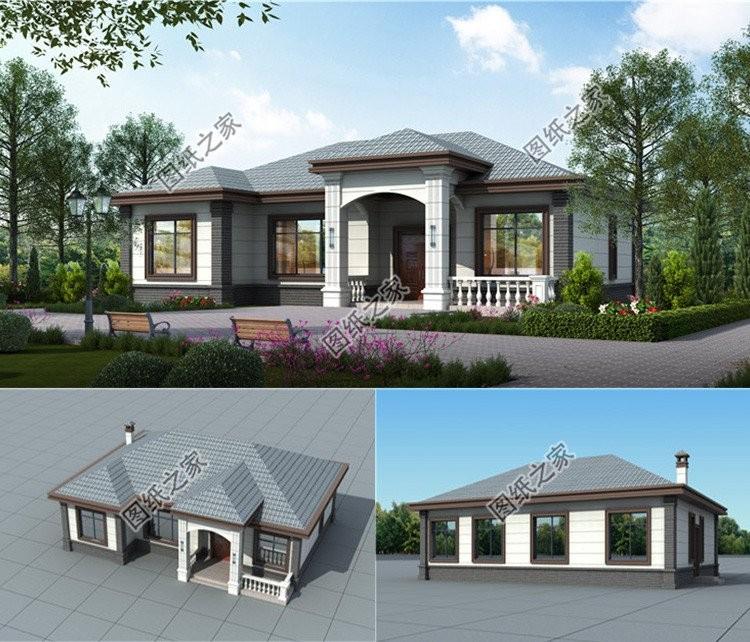 5米层高分隔两层案例（5套新中式自建房设计）